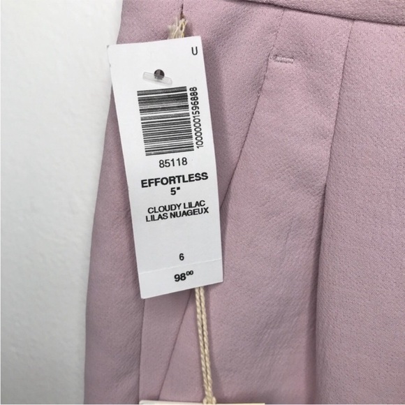 Aritzia Wilfred Effortless Shorts Lavender Women's 6 - Picture 9 of 9